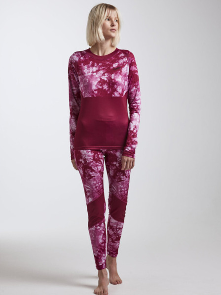 Tenson Női funkcionális hosszú ujjú ing COLOURWEAR Shelter LS Jersey W rózsaszín batikolás
