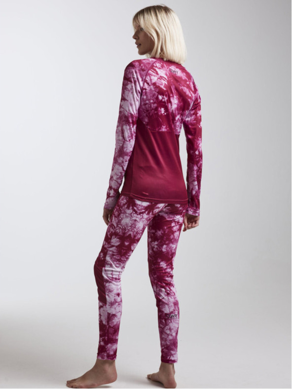 Tenson Női funkcionális hosszú ujjú ing COLOURWEAR Shelter LS Jersey W rózsaszín batikolás