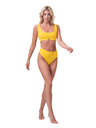 Nebbia Miami sportos bikini - melltartó 554 M,sárga