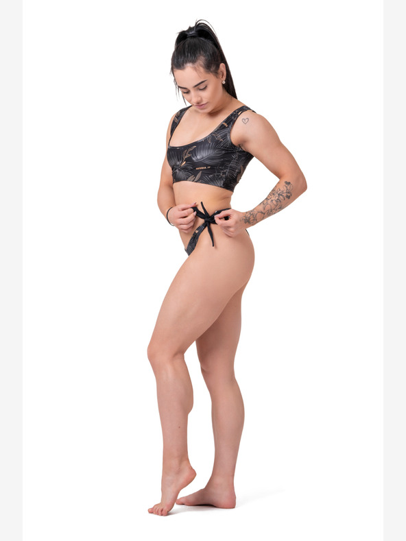 Nebbia Bikini Active Black - melltartó 554 S,vulkanikus fekete