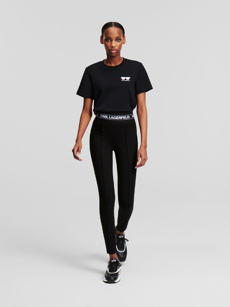 Karl Lagerfeld Fekete női leggings KARL LAGERFELD Logo