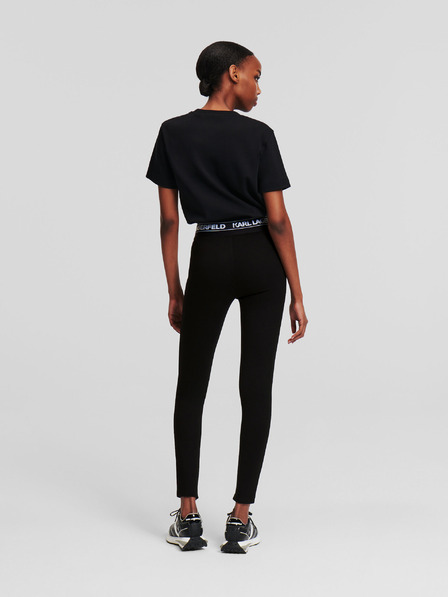 Karl Lagerfeld Fekete női leggings KARL LAGERFELD Logo