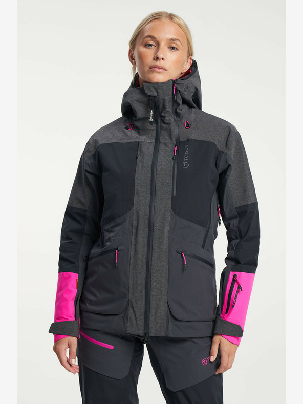 Tenson Női TENSON Touring Shell kabát W sötétszürke
