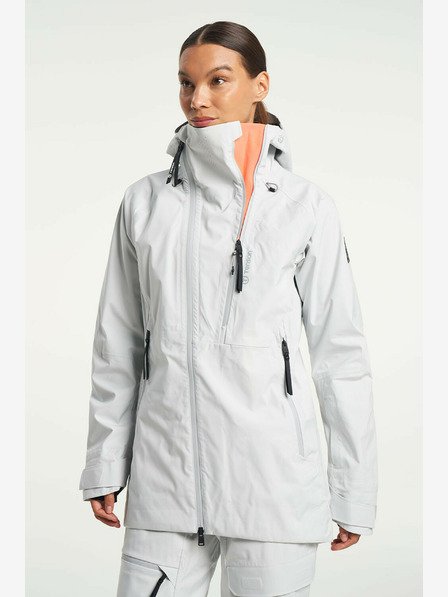 Tenson Női sí- és síalpin membrános kabát TENSON Shibui Shell Jacket W világosszürke