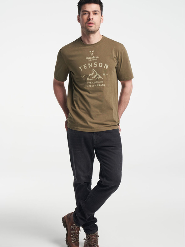 Tenson Férfi TENSON Himalaya Tee M khaki