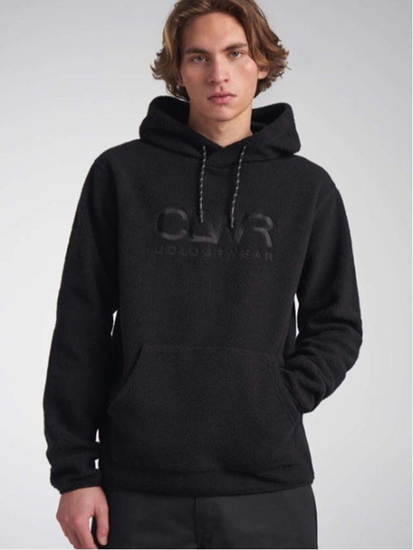 Tenson férfi gyapjú kapucnis pulóver COLOURWEAR Teddy 2.0 M fekete