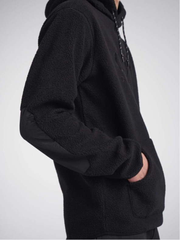 Tenson férfi gyapjú kapucnis pulóver COLOURWEAR Teddy 2.0 M fekete