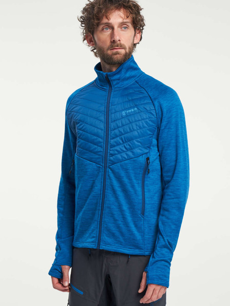 Tenson Férfi funkcionális kapucnis pulóver TENSON Touring Midlayer M kék