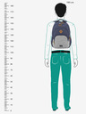 Travelite Sötétkék Travelite Basics hátizsák Melange Navy/szürke