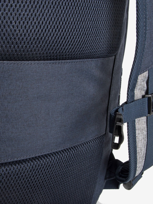 Travelite Sötétkék Travelite Basics hátizsák Melange Navy/szürke