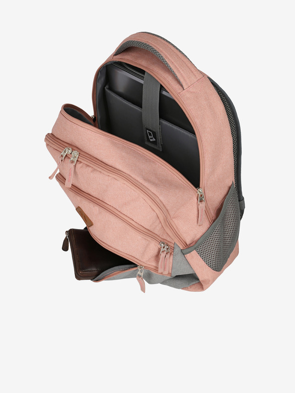 Travelite Pink Travelite Basics Melange hátizsák