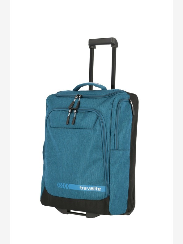 Travelite Kick Off Wheeled Duffle S - petrolejová Táska