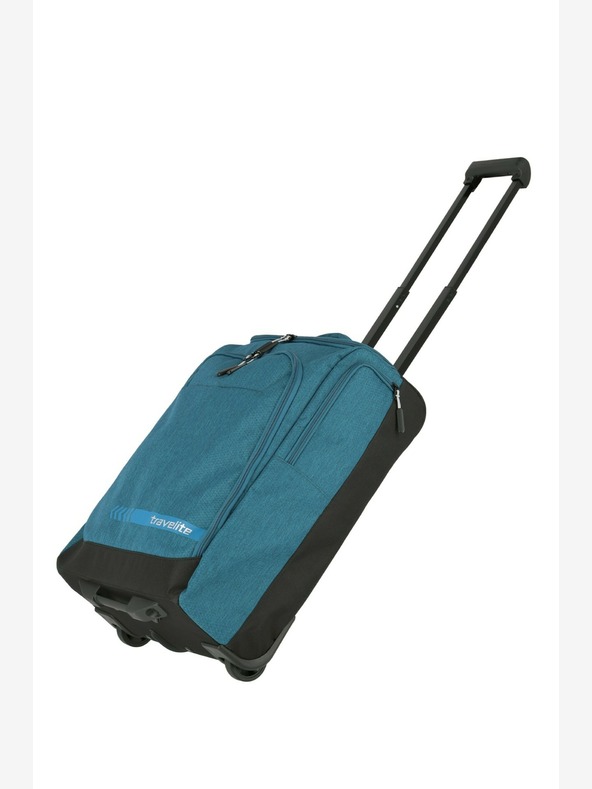 Travelite Kick Off Wheeled Duffle S - petrolejová Táska