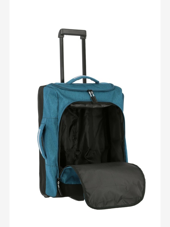 Travelite Kick Off Wheeled Duffle S - petrolejová Táska