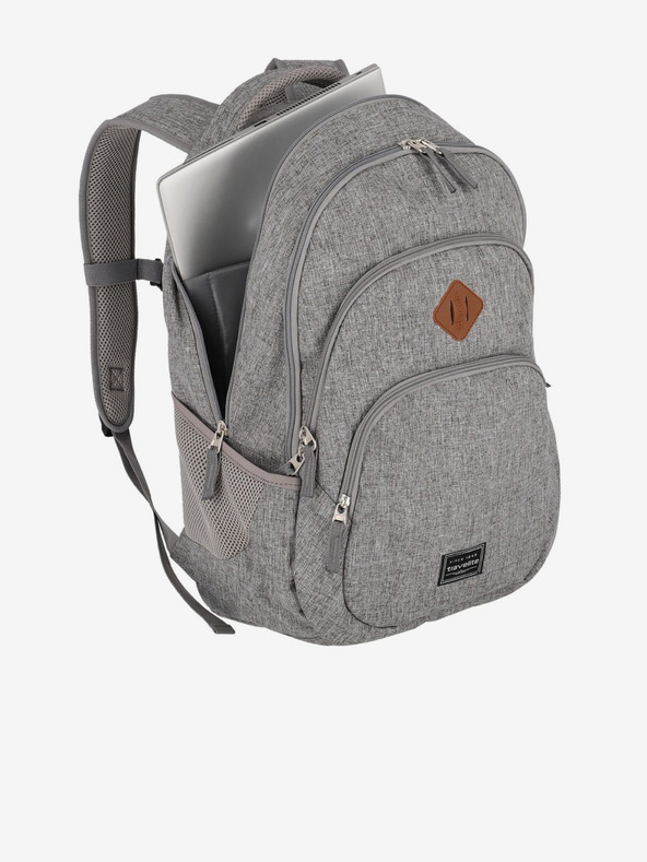 Travelite Travelite Basics hátizsák Melange - világosszürke