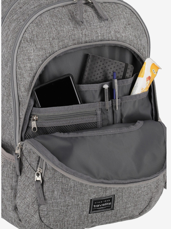 Travelite Travelite Basics hátizsák Melange - világosszürke