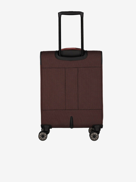 Travelite Rózsaszín és barna Travelite Viia 4w S utazótáska