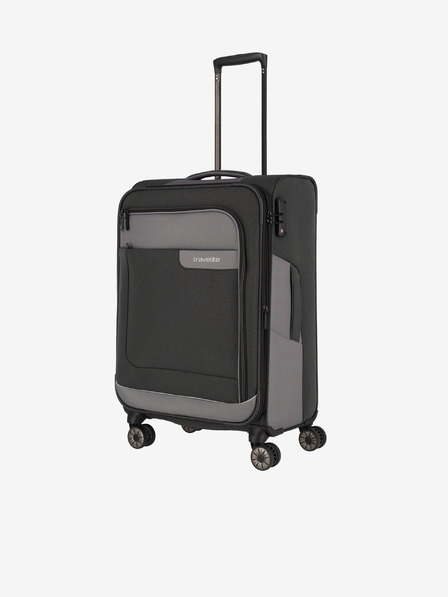 Travelite Sötétszürke Travelite Viia 4w Travel Duffel M Anthracite
