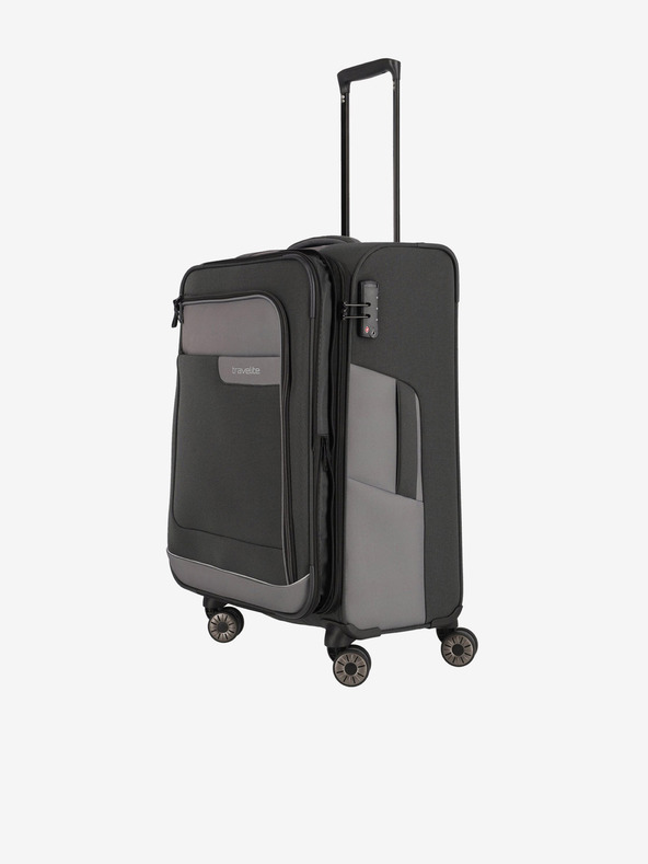 Travelite Sötétszürke Travelite Viia 4w Travel Duffel M Anthracite