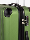 Travelite Három darabos zöld Travelite City 4w bőrönd készlet S,M,L zöld
