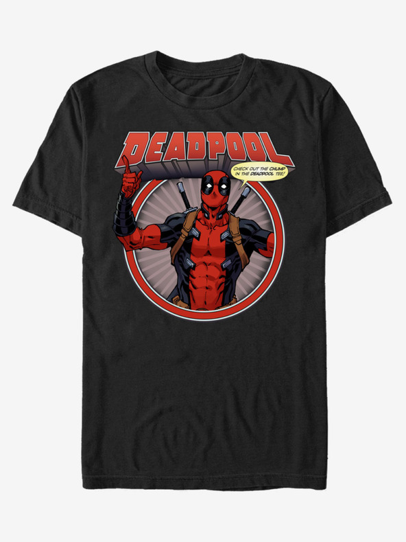 ZOOT.Fan Fekete férfi póló ZOOT.Fan Marvel Deadpool Chump ZOOT.