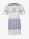 O'Neill Lila-fehér női mintás O'Neill WOW T-SHIRT FELSŐRUHÁZ
