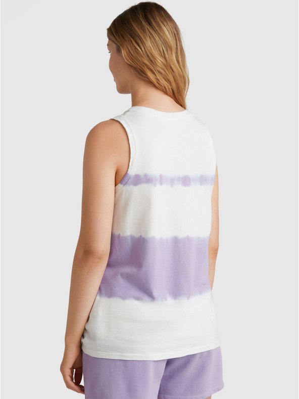 O'Neill Lila-fehér női O'Neill WOW TANKTOP mintás O'Neill WOW TANKTOP páncéling