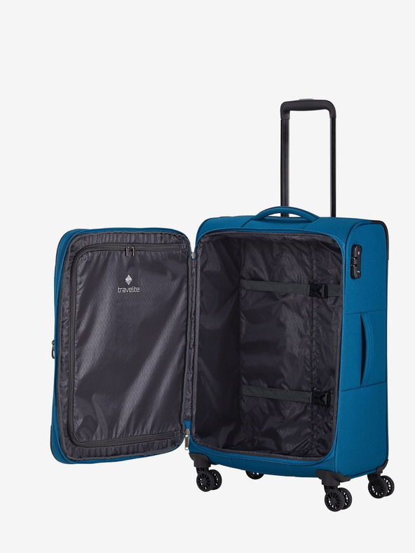 Travelite Három darabos Travelite Chios S,M,L Petrol utazóbőrönd készlet