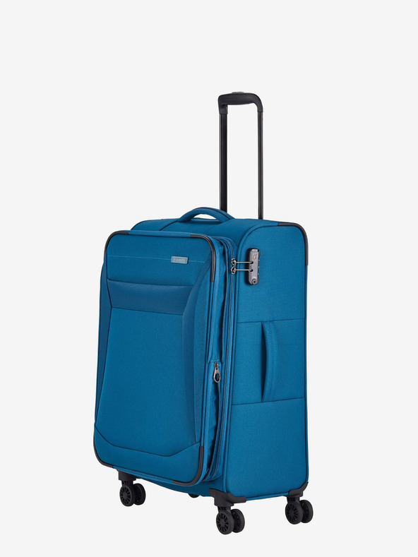 Travelite Három darabos Travelite Chios S,M,L Petrol utazóbőrönd készlet