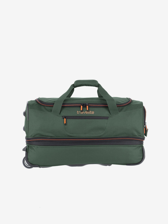 Travelite Sötétzöld Travelite Basics kerekes düftin táska S