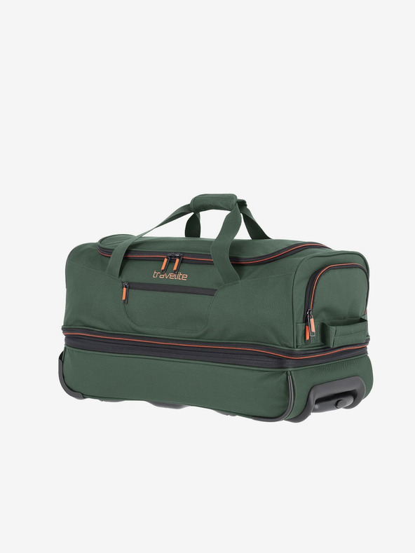 Travelite Sötétzöld Travelite Basics kerekes düftin táska S