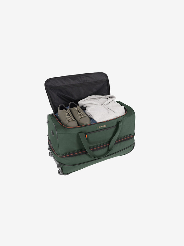 Travelite Sötétzöld Travelite Basics kerekes düftin L