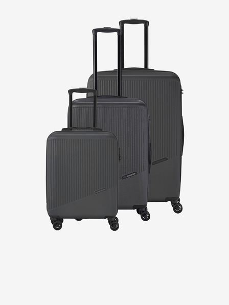 Travelite Három darabos Travelite Bali sötétszürke utazótáska készlet S,M,L