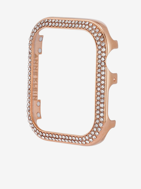 Anne Klein Lunette az Apple Watch-ra rózsaaranyszínű kristályokkal Anne Klein