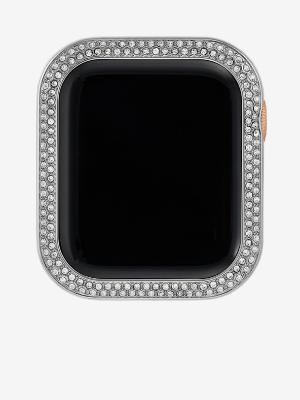 Anne Klein Lunette az Apple Watch-ra ezüstszínű kristályokkal Anne Klein