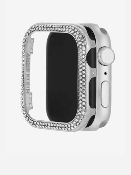 Anne Klein Lunette az Apple Watch-ra ezüstszínű kristályokkal Anne Klein