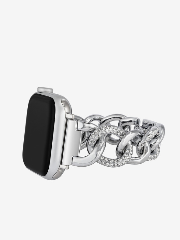 Anne Klein Pánt Apple Watch 42/44/45/ultra 49mm-es Apple Watch órához ezüst színben Anne Klein