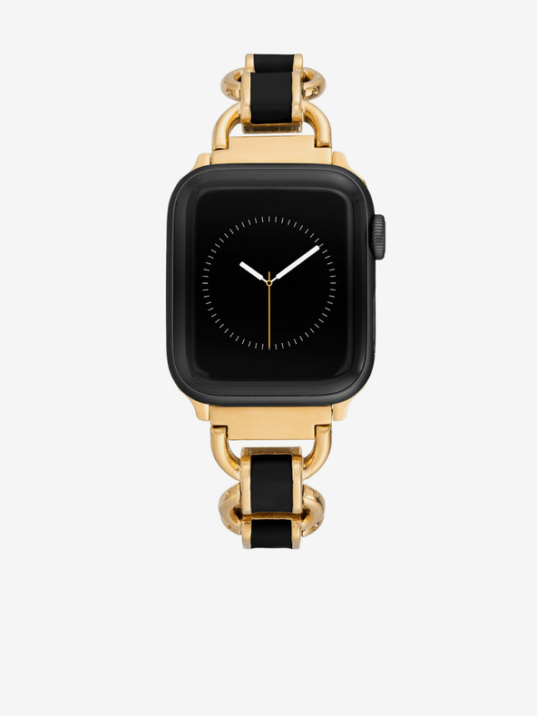 Anne Klein Női szíj az Apple Watch 42/44/45/ultra 49mm-es órájához arany színben Anne Klein