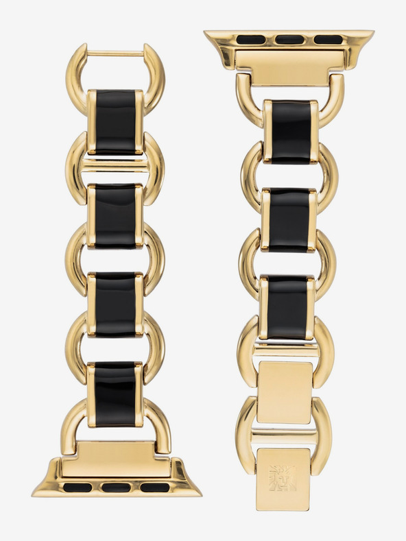 Anne Klein Női szíj az Apple Watch 42/44/45/ultra 49mm-es órájához arany színben Anne Klein