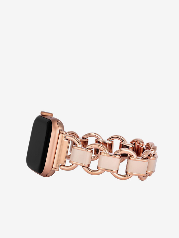 Anne Klein Női szíj az Apple Watch 42/44/45/ultra 49mm-es órájához rózsaaranyból Anne Klein