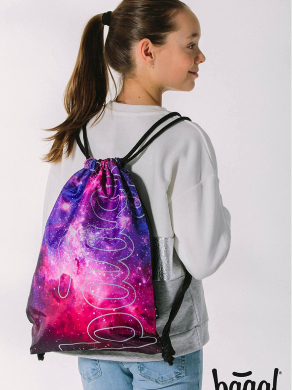 BAAGL  Lila gördeszka galaxis táska Baagl