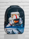 BAAGL  Fekete hátizsák Baagl eARTh - Cosmonaut by Caer8th