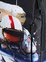 BAAGL  Fekete hátizsák Baagl eARTh - Cosmonaut by Caer8th