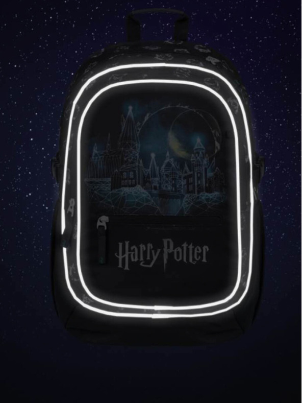 BAAGL  Fekete Iskolai hátizsák Baagl Core Harry Potter Roxfort