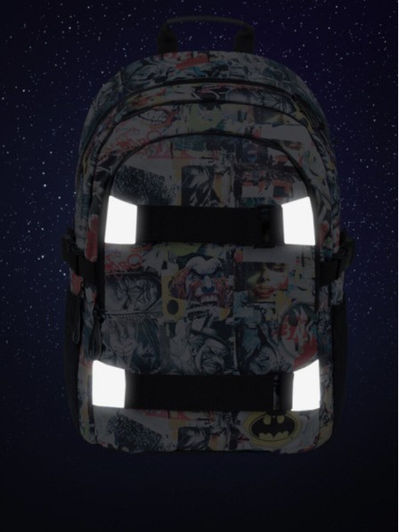 BAAGL  Fekete Iskolai hátizsák Baagl Skate Batman Comics