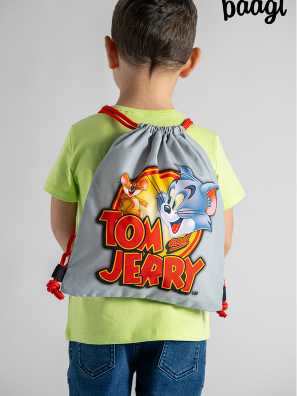 BAAGL  Szürke óvodai táska Baagl Tom & Jerry