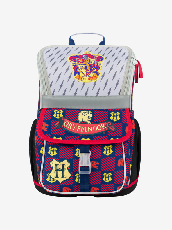 BAAGL  Piros és kék iskolai szett - aktatáska, tolltartó, táska Baagl Zippy Harry Potter Griffendél