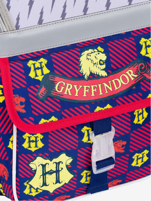 BAAGL  Piros és kék iskolai szett - aktatáska, tolltartó, táska Baagl Zippy Harry Potter Griffendél