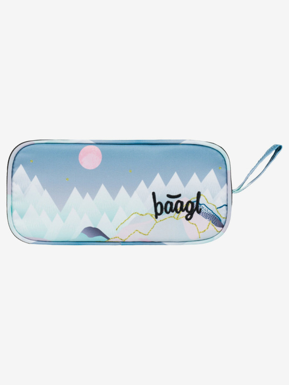 BAAGL  Szürke diák tolltartó Baagl Moon