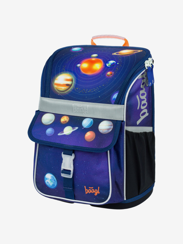 BAAGL  Kék iskolatáska Zippy Baagl bolygók
